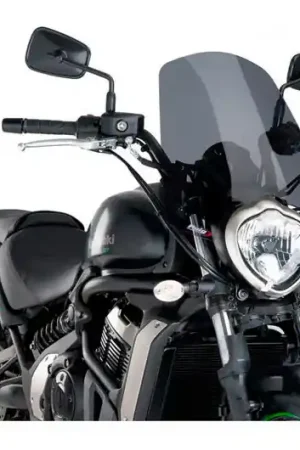 Cúpula / Parabrisa Puig Touring New Generation Naked Ahumado Oscuro | Kawasaki Vulcan 650 S 2015-2017 Mejor Precio
