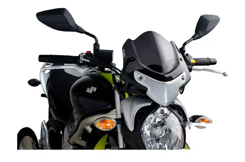 Envío Internacional Cúpula / Parabrisa Puig Sport New Generation Naked Ahumado Oscuro | Suzuki SFV 650 / SFV 650 UA ...