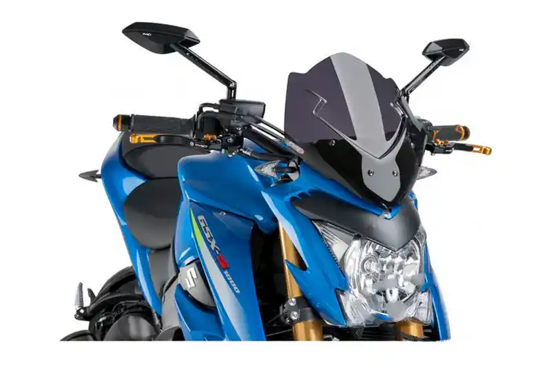 Promoción Cúpula / Parabrisa Puig Sport New Generation Naked Ahumado Oscuro | Suzuki GSX-S 1000 / GSX-S 1000 A ...