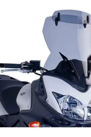 Cúpula / Parabrisa Puig Touring visor Ahumado Con deflector | Suzuki DL 650 A / DL 650 AUE ... Máxima Calidad