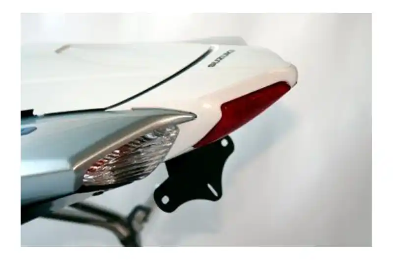 Portamatriculas R&G Negro | Suzuki GSX-R 600 2008-2010 Mayoreo