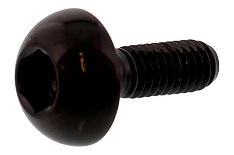 Tornillo de disco de freno delantero / trasero Pro Bolt M6x1.00 17mm Inoxidable A4 Negro Stock Limitado