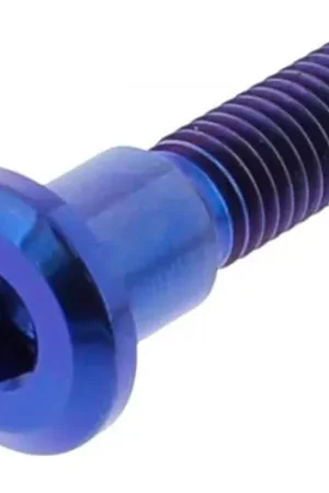 Bestseller Tornillo de disco de freno delantero / trasero Pro Bolt M8x1.25 33mm Titanio Azul