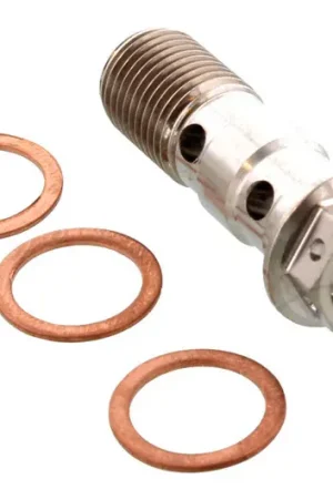 Tornillo banjo doble Pro Bolt M10x1.00 Titanio Racing Oferta Limitada