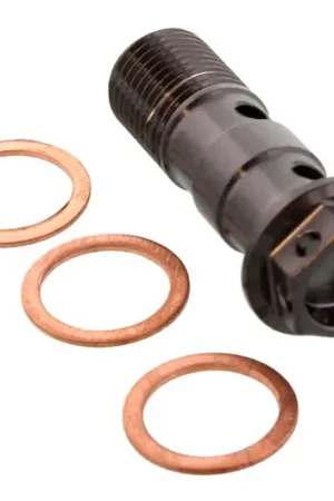Entrega Rápida Tornillo banjo doble Pro Bolt M10x1.00 Acero Inoxidable A4 Rac Negro