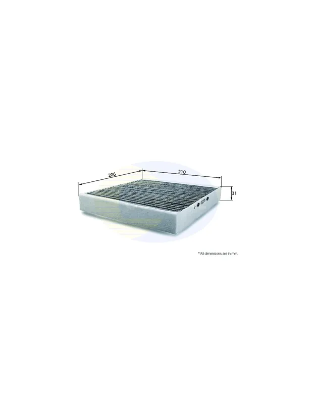 Filtro de habitáculo COMLINE EKF192A - RENAULT VEL SATIS Profesional