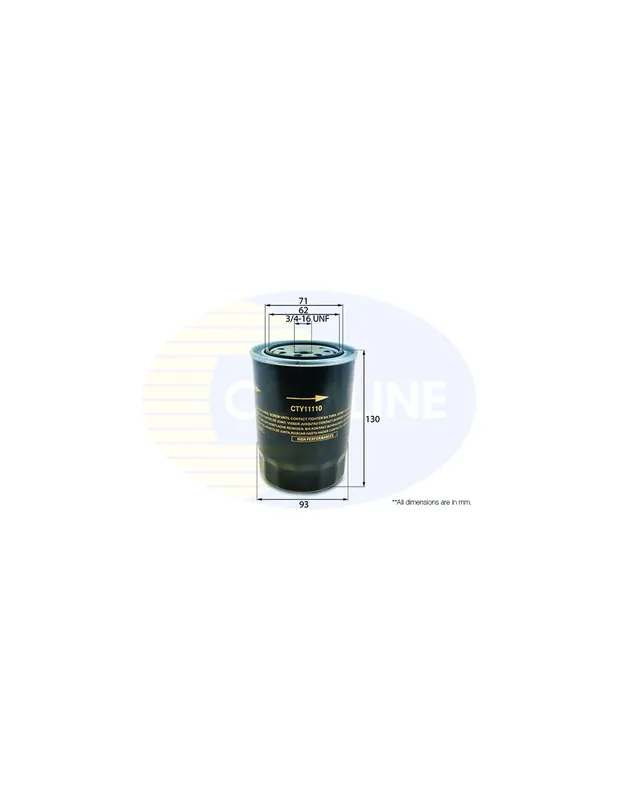 Edición Limitada Filtro de aceite COMLINE CTY11110 - TOYOTA DYNA Autobús