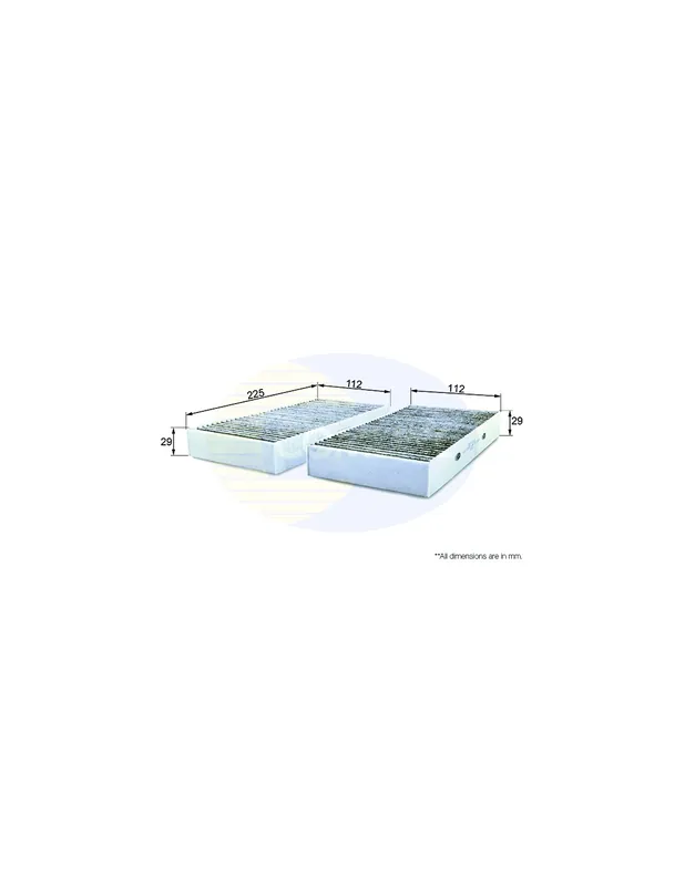 Precio Reducido Filtro de habitáculo COMLINE EKF201A - HONDA STREAM