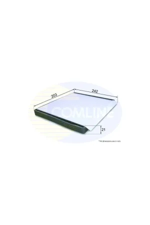 Profesional Filtro de habitáculo COMLINE EKF203 - HYUNDAI AVEGA III