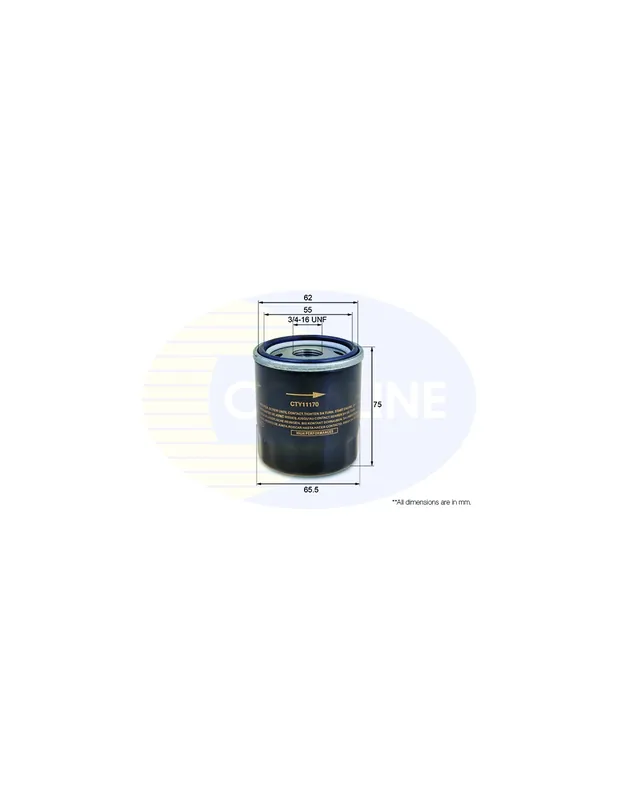 Filtro de aceite COMLINE CTY11170 - TOYOTA RUNX Rebajas