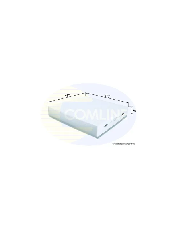 Filtro de habitáculo COMLINE EKF225 - HONDA FIT II Moderno