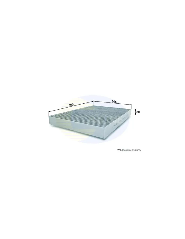 Filtro de habitáculo COMLINE EKF237A - AUDI A4 Sedán De Moda