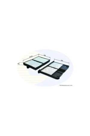 Filtro de habitáculo COMLINE EKF243 - TOYOTA AVENSIS Máxima Calidad
