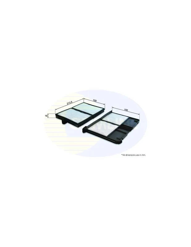Filtro de habitáculo COMLINE EKF243 - TOYOTA AVENSIS Máxima Calidad