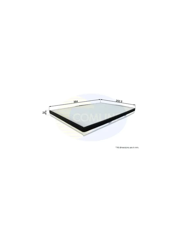 Filtro de habitáculo COMLINE EKF246 - MERCEDES-BENZ VANEO Pago Seguro