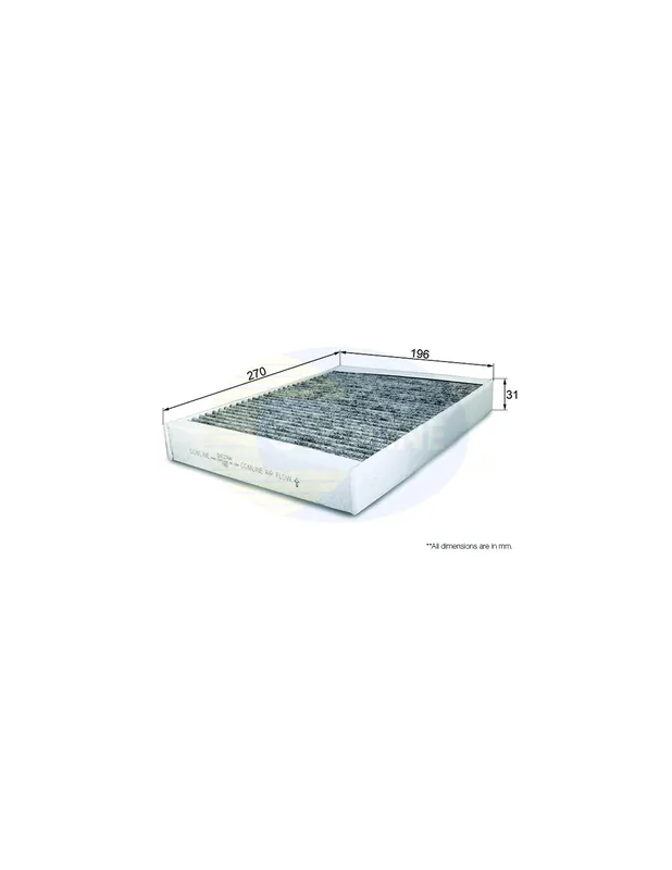 Filtro de habitáculo COMLINE EKF276A - CITROËN C5 III Sedán Precio De Fábrica