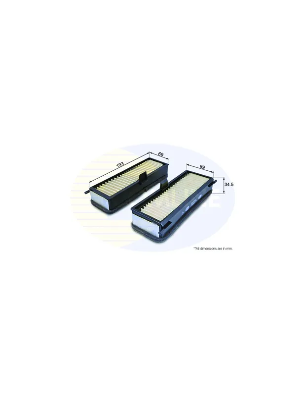 Filtro de habitáculo COMLINE EKF281 - FIAT ULYSSE Envío Gratis