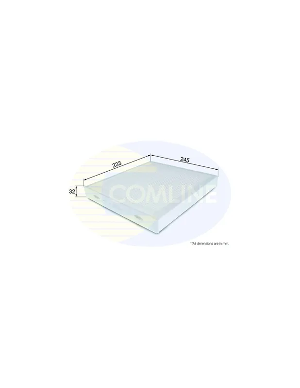 Filtro de habitáculo COMLINE EKF289 - BMW Z4 Solo Por Tiempo Limitado
