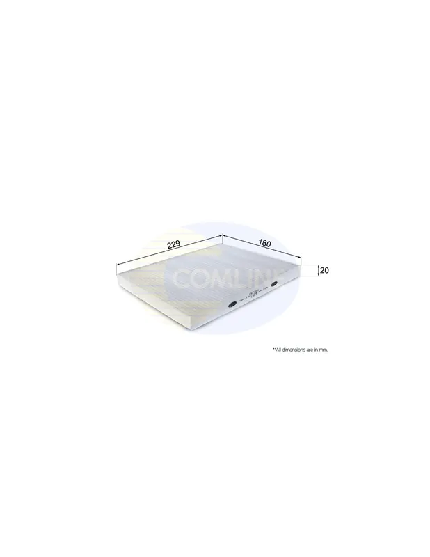 Filtro de habitáculo COMLINE EKF301 - HYUNDAI ix20 Última Versión
