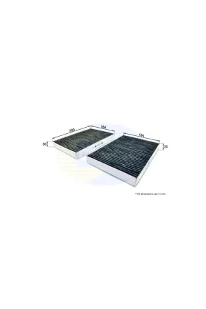 Filtro de habitáculo COMLINE EKF300A - MERCEDES-BENZ CLASE S Sedán Alta Calidad