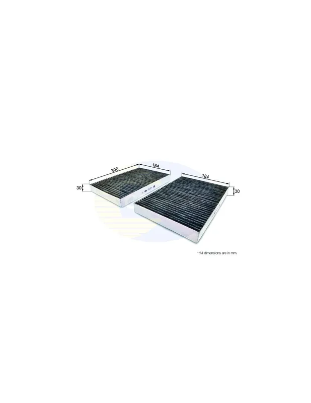 Filtro de habitáculo COMLINE EKF300A - MERCEDES-BENZ CLASE S Sedán Alta Calidad