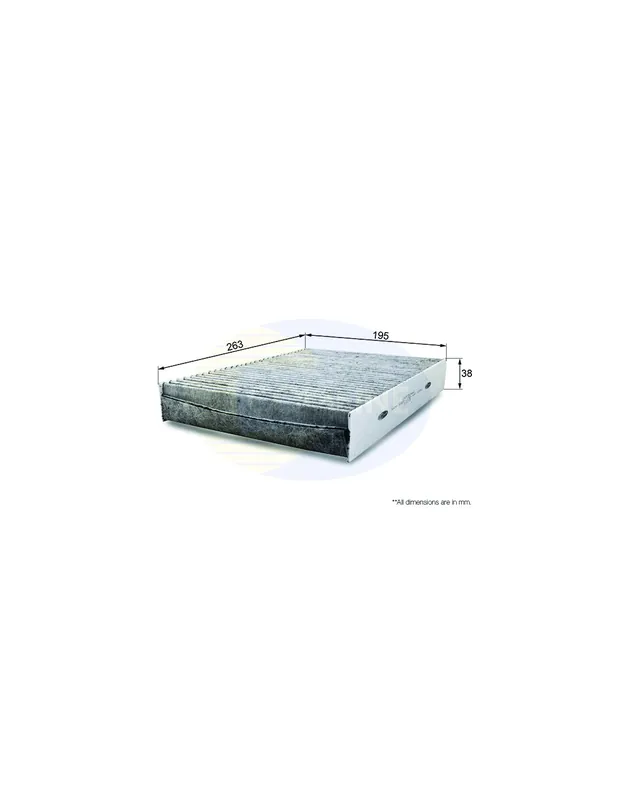 Última Versión Filtro de habitáculo COMLINE EKF304A - RENAULT GRAND SCÉNIC III