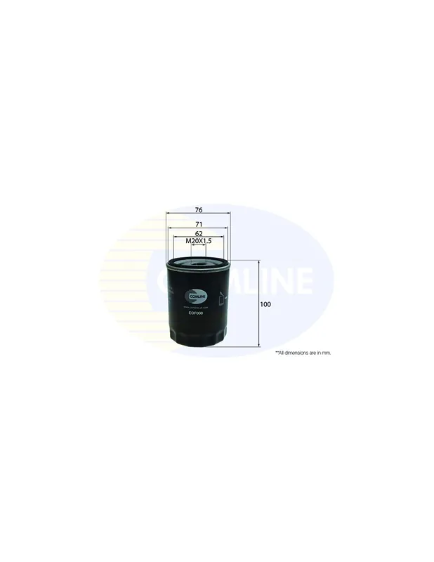De Moda Filtro de aceite COMLINE EOF008 - CITROËN DISPATCH