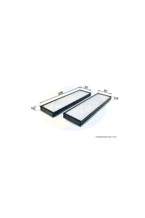 Filtro de habitáculo COMLINE EKF308 - HYUNDAI i20 Favorito De Clientes