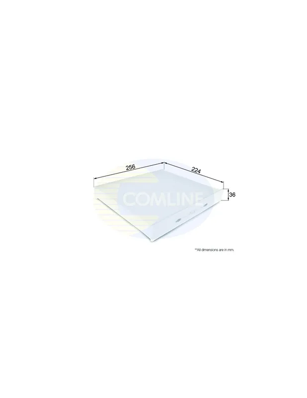 Certificado Filtro de habitáculo COMLINE EKF332 - SKODA FABIA Ranchera familiar