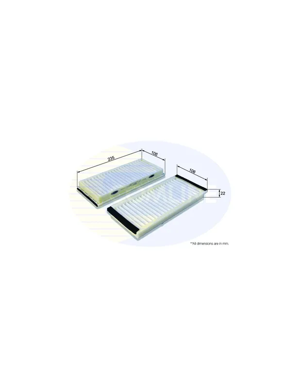 Disponible Ahora Filtro de habitáculo COMLINE EKF338-2 - MAZDA RX 8