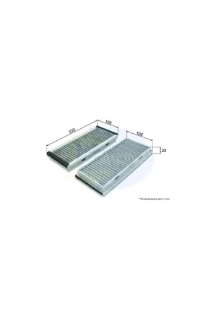 Profesional Filtro de habitáculo COMLINE EKF338A-2 - MAZDA MPV Mk II