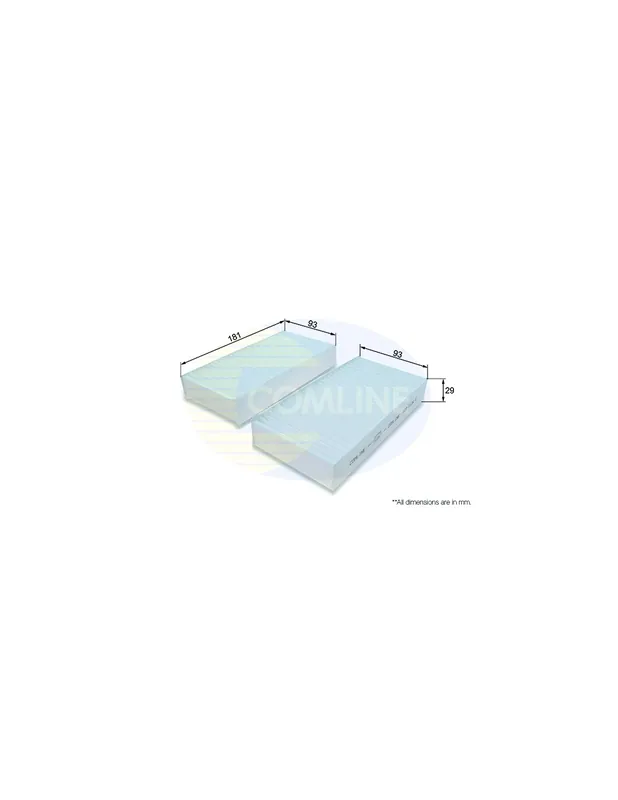 Auténtico Filtro de habitáculo COMLINE EKF340-2 - HONDA HR-V