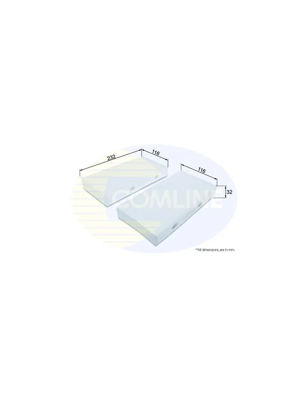Comprar En Línea Filtro de habitáculo COMLINE EKF379-2 - BMW 2 Active Tourer