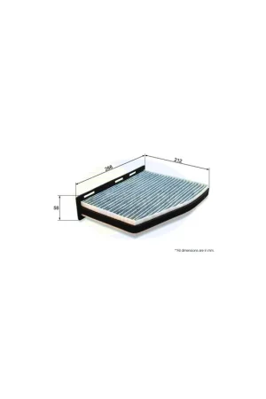 Artesanal Filtro de habitáculo COMLINE EKF388A - VW SCIROCCO
