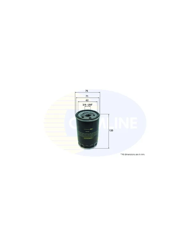 Filtro de aceite COMLINE EOF036 - VW KOMBI / CARAVELLE V Autobús Ordena Ya