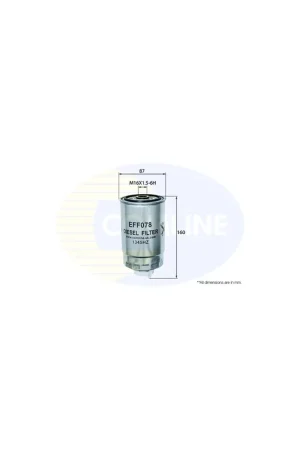 Alta Calidad Filtro de combustible COMLINE EFF078 - FIAT DUCATO Caja/Chasis