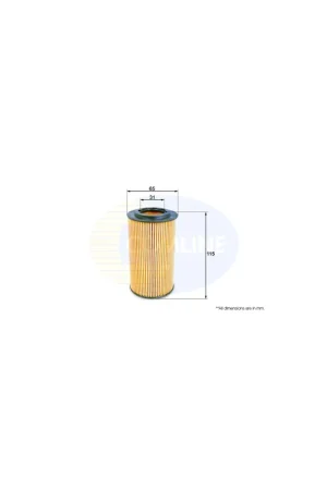 Filtro de aceite COMLINE EOF045 - MITSUBISHI COLT Mk IV Exclusivo