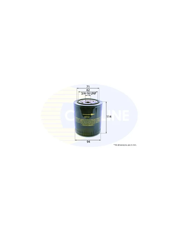 Bestseller Filtro de aceite COMLINE EOF047 - AUDI A4