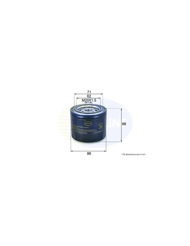 Precio Rebajado Filtro de aceite COMLINE EOF071 - RENAULT 20