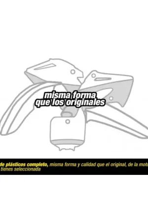 Gran Oferta KIT PLASTICOS UFO HONDA CR 125 89-90 CR 250 88-89