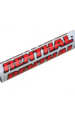 Compra Hoy PROTECTOR MANILLAR RENTHAL CON BARRA BLANCO-ROJO