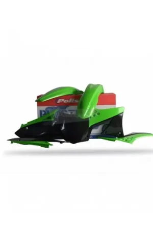 KIT PLASTICOS POLISPORT KAWASAKI KX 250F 09-12 - COLOR ORIGINAL 2009 Entrega Rápida