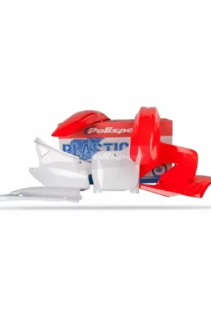 Oferta Flash KIT PLASTICOS POLISPORT HONDA CR 125/250 00-01 ROJO-BLANCO