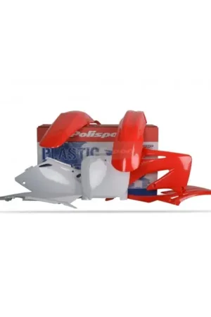 Oferta De Temporada KIT PLASTICOS POLISPORT HONDA CRF 450R 02-03 ROJO-BLANCO